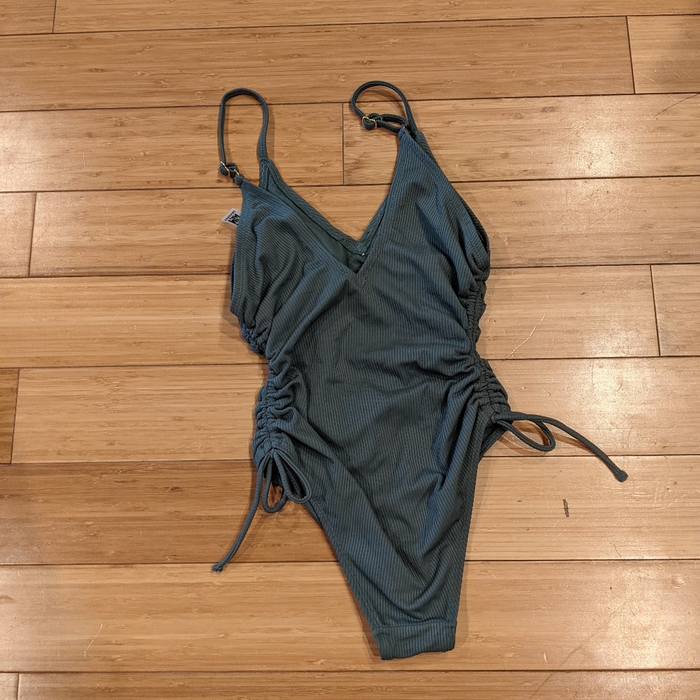 Olive one piece swimsuit